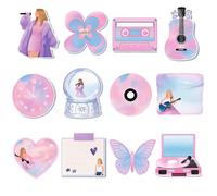 12 Packs, Music Lover Gift, Personalized Party, Party Gift Bag Filler, Music Lover Post-it Note Set, Office Supplies, DIY Decorations, Suitable as Gifts, Party Supplies and Daily Use