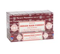 12 Packs Of Indian Rain Forest Incense Sticks By Satya