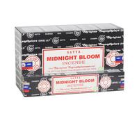 12 Packs Of Midnight Bloom Incense Sticks By Satya