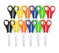12 Packs School Scissors Bulk, 5" Blunt Tip Childrens Scissorsfor Kids,Safety Scissors for School,Classroom,Office Supplie Art Craft Supplies