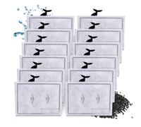 12 Packs Small Filters Cartridges Compatible with Aqueon Small Filter Carbon Filter Cartridge Compatible with Aqueon QuietFlow E Internal Power Filter 10 and 1/2.5/5 Gallon Minibow Aquarium Filters