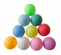 12 PackTable Tennis Balls Colored Ping Pong Balls Multi Coloured 40mm Plastic Cheaper Suitable for Cats and Dogs Parties Sports Adults Family Shool Games Not Suitable for Professional Athletes