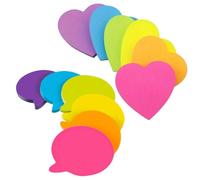12 Pads Stick Notes, 360 Sheet Heart Talk Message Stick Colorful Sticky Notes, Colorful Cute Sticky Notes