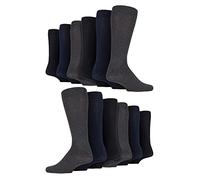 12 Pair Multipack Mens Cotton Striped Socks | SOCK SNOB | 12 Pair Multipack | Orange Purple Pink Blue & Red Striped Socks