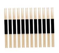 12 Pairs 7a Maple Wood Drumsticks for Jazz Drumming
