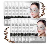 12 Pairs Caffeine Under Eye Patches for Dark Circles & Puffiness, Under Eye Masks for Puffy Eyes, Anti Wrinkle Patches with Hyaluronic Acid,Cooling Eye Patches for Tired Eyes, Firming and Brightening