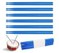 12 pairs Drumsticks, High-Quality 5A Drum Sticks, Non-slip Drumsticks Perfect for Practice, Performance and Relaxation, Available in Vibrant Assorted Blue by KUKLIPJIM