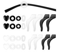 12 Pairs Eyeglasses Ear Grips, Anti-Slip Silicone Eyeglass Retainer, Glass Ear Hook, Keep Glasses from Slipping Down Your Nose, Simple, Effective Helper for Adults, Sports, Study and Work