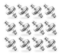 12 Pairs Heavy-Duty Curtain Magnets - Light Leakage Prevention, Shower Drapery Magnetic Button Weights for Home, Bedroom, Office
