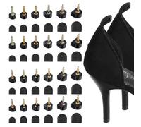 12 Pairs Heel Caps for High Heels,Heel Replacement Tips Repair Kit U Shaped for Women Shoes Wedding,Cap Cover Shoe Protectors Non Slip Tip Pin