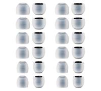 12 Pairs KBEAR 135 Silicone Earbuds IEM Ear Tips for KZ ZS12 Pro 2 (Black)