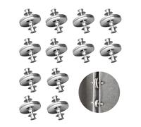 12 Pairs Magnetic Curtain Clips, 20mm Curtain Magnets,Closure Removable Curtain Magnetic Holdback Button, for Home Office Hotel Bedroom Bathroom to Prevent Light Leakage
