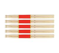 12 Pairs Maple Drum Stick 7A Oval Wood Tip Drum Sticks Exercise Stick Musical Instrument Percussion Accessories