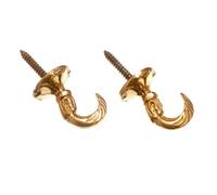 12 Pairs of Curtain Drape TIE Hold Backs Egyptian Solid Brass 30mm