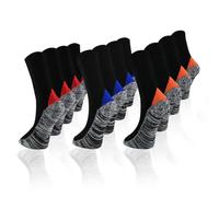 12 Pairs of Heavy Duty Mens Work Socks - Safety Boot Socks With Extra Cushion And Heel Support - Reinforced Toe - Work Socks Mens 6-11