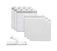 12 Pairs Picture Hanging Strips - Photo Frame Stickers, Heavy Duty Wall Hanging Strip, Adhesive Hook Loop Mounting Tapes for Pictures and Photos Frame Hanging and Christmas Decorations (16mm*70mm)