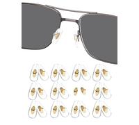 12 Pairs Replacement Nosepieces Nose Pads for Ray-Ban RB3604 RB4264 RB3534 RB3549 RB3584 RB3614 RB3523 RB3526 RB3538 RB3558 RB3660 RB3530 RB4071 RB6336 RB7140 RB8415 Sunglass - Gold