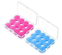 12 Pairs Silicone Ear Plugs for Sleeping, 27dB Noise Cancelling & Waterproof - Reusable Soft Earplugs for Sleep, Swimming, Travel, Concerts - Comfort Fit for Side Sleepers & Travelers