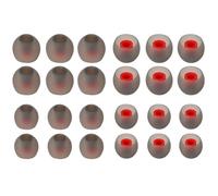 12 Pairs Silicone Earbud Tips, 3 Different Size (S/M/L),Replacement Earbuds, Replacement Earphone Tips, Earbud Noise Isolation Cover.