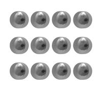 12 Pairs Studex Regular 4mm Traditional Plain Ball Stainless Steel Bezel Setting Ear Piercing Stud Earrings