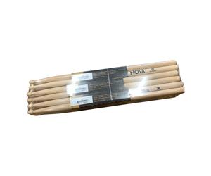 12 Pairs Vic Firth NOVA 2B Drumsticks - WOOD TIP