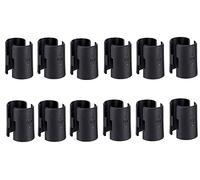 12 Pairs Wire Shelving Shelf Lock Clips for 3/4 Inch Post - Shelving Sleeves Replacements for Wire Shelving System (3/4 Inch Dia)