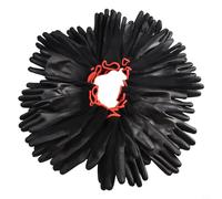 12 Pairs Work Gloves with PU Coating on Nylon Fabric and Knit Cuff Design for Secure Grip and Dust Protection Suitable for Various Manual Tasks (S)