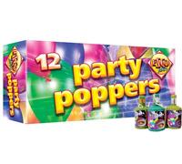 12 Party Poppers