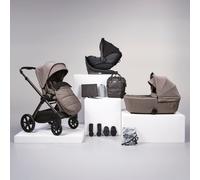 12 pc Raffi MKII Travel Bundle with spin car seat & Isofix base