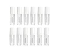 12 PCS 1.2ml White Empty Mascara Tubes with Wand, Mini Refillable Lash Serum Containers, Small Cosmetic Vials for DIY Eyelash Liquid Makeup Samples