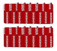 12 Pcs 1.96 in x 1.57 in "(40*50mm) Very High Bond Sticky Adhesive Replacement,Double Sided Pads Gule for Dashboard Windshield Suction Cup Phone Holder Car DVR Home Suction Hooks GPS Navigation (Red)