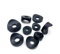 12 Pcs 1" x 0.29" x 0.32" Arc-shaped Gasket, Plastic Machine Round Spring Deck Washers Fastener, for Fastening Gaskets of Hollow Round Tubes