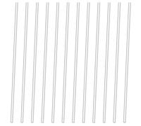 12 PCS 11.8 Inch Acrylic Round Rod Clear Acrylic Rod 0.3 Inch Diameter Round Sticks for Crafts, Cylinder Rods, Acrylic Rods for Plant Stakes, Cake Toppers, DIY Crafts, Curtain Pulls Retaining Rods