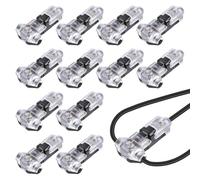 12 PCS 12v Connectors,T Tap Wire Connectors 12V,Quick Splice Electrical Wire Connectors Splice Branch,for 18-22 AWG Solderless LED Strip,Audio,Vehicles