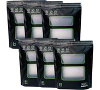 12 pcs 1LB Storage Terp Bags 58%-62% RH 2-Way Humidity Control Bags for Curing & Storage Resealable (1lb-12p)