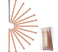 12 Pcs 4 Inch Long Copper Nails Spikes for Tree Killing, Stump Removal with 1 Pcs 4 Inch Steel Nails, for Landscaping & Gardening, Storage Box Included