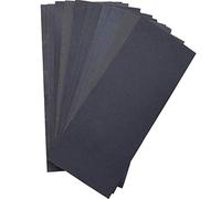 12 Pcs 400/600/800/1000/1200/1500 Dry Wet Waterproof Sanding Sheets for Furniture, Hobbies and Home Decoration 9 x 3.6 Inch 12 Pieces