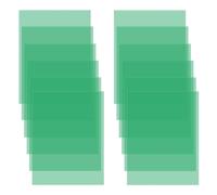 12 Pcs A4 Green Dyslexia Overlays, PVC Coloured Overlays for Dyslexia, High Transparency & Scratch-Resistant, Reduce Visual Stress, Reading Aids for Dyslexia, ADHD, Irlens Syndrome