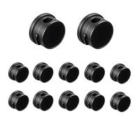 12 Pcs Abs Cable Organizers With 360° Rotating Mechanism, Strong Adhesive Wire Holders For Cables Up To 0.28 In