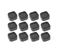 12 PCS Adjustable Furniture Risers for Sofas Chairs Desks Heavy Duty Plastic Elevators with Non Slip Protrusions to Prevent Furniture Shifting and Noise