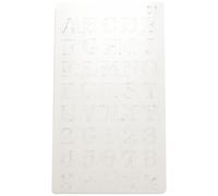 12 Pcs Alphabet Stencils Reusable Letter Painting Plastic DIY Drawing Spraying Scale Templates