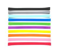 12 Pcs Assorted Color Silicone Rubber Bands Large Silicone Wrapping Bands Big Colored Rubber Band Loops Notebook Wrap Strap Multi Purpose Elastic Band for Office Supplies
