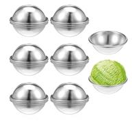 12 PCS Bath Bomb Molds, 2.1 Inch DIY Metal Bath Bomb Mold Spherical Press Soap Making-Molds, Baths Bombs Making Supplies for Handmade Spa Crafts Making