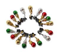 12 PCS Beard Baubles,12 Days Of Christmas Ornaments,Christmas Beard,Colorful Baubles and Ornaments, Man's Funny Gingerbread choice, Hanging Hair Rude Mustache Santa Clips.