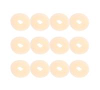 12 Pcs Beige Nylon Hair Bun Maker Donut Shaper for Girl