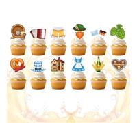 12 Pcs Birthday Cake Decorations Non Edible Beer Party Decorations Beer Party Decorations