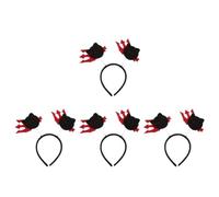 12 Pcs Black Cat Bopper Headband for Women Halloween Costume Party | Creative Spooky Style, Black Cloth Metal Plastic Build, Masquerade Photo Shoot Accessory