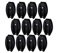12 Pcs Black Corner Post Electric Fence Insulator Wire Black