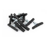 12 Pcs Black Rubber Brake Stop Pads for Mountain Bike