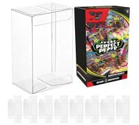 12 PCS Booster Bundle Case, Perfect Order Booster Bundle Protector Case Plastic Display Box Compatible with Ascended Heroes(NOT fit Older Booster)Storage Case for Chaos Rising Box Trading Card Protect